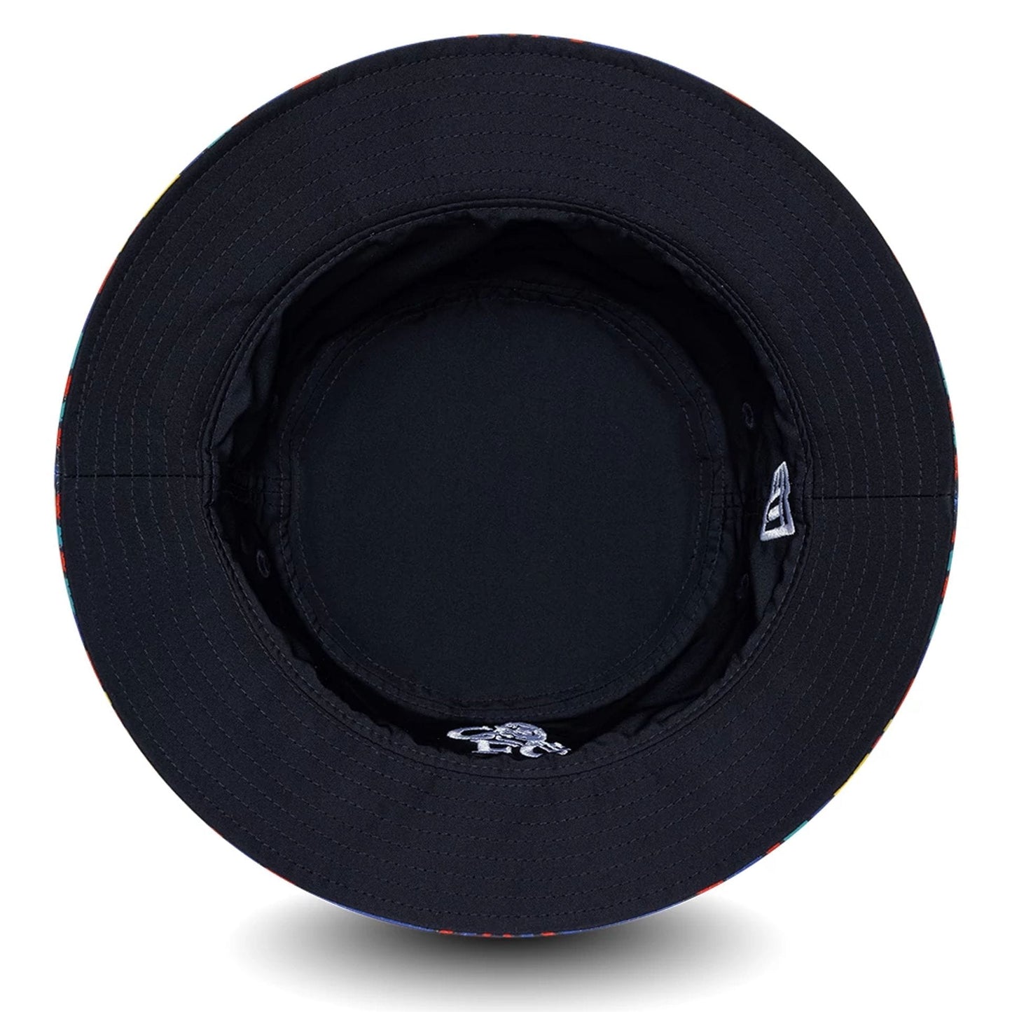 Pictured is this Retro Goal Keeper Chelsea FC Lion Crest Bucket cap in navy. 10