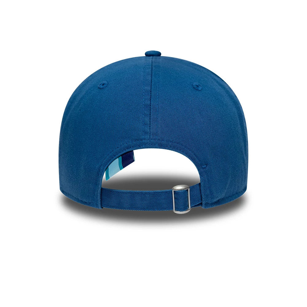 Pictured is this Retro Goal Keeper Chelsea FC Lion Crest 9TWENTY A-Frame cap in blue. 6