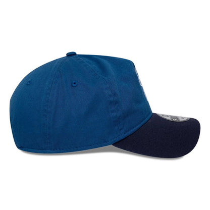 Pictured is this Retro Goal Keeper Chelsea FC Lion Crest 9TWENTY A-Frame cap in blue. 5