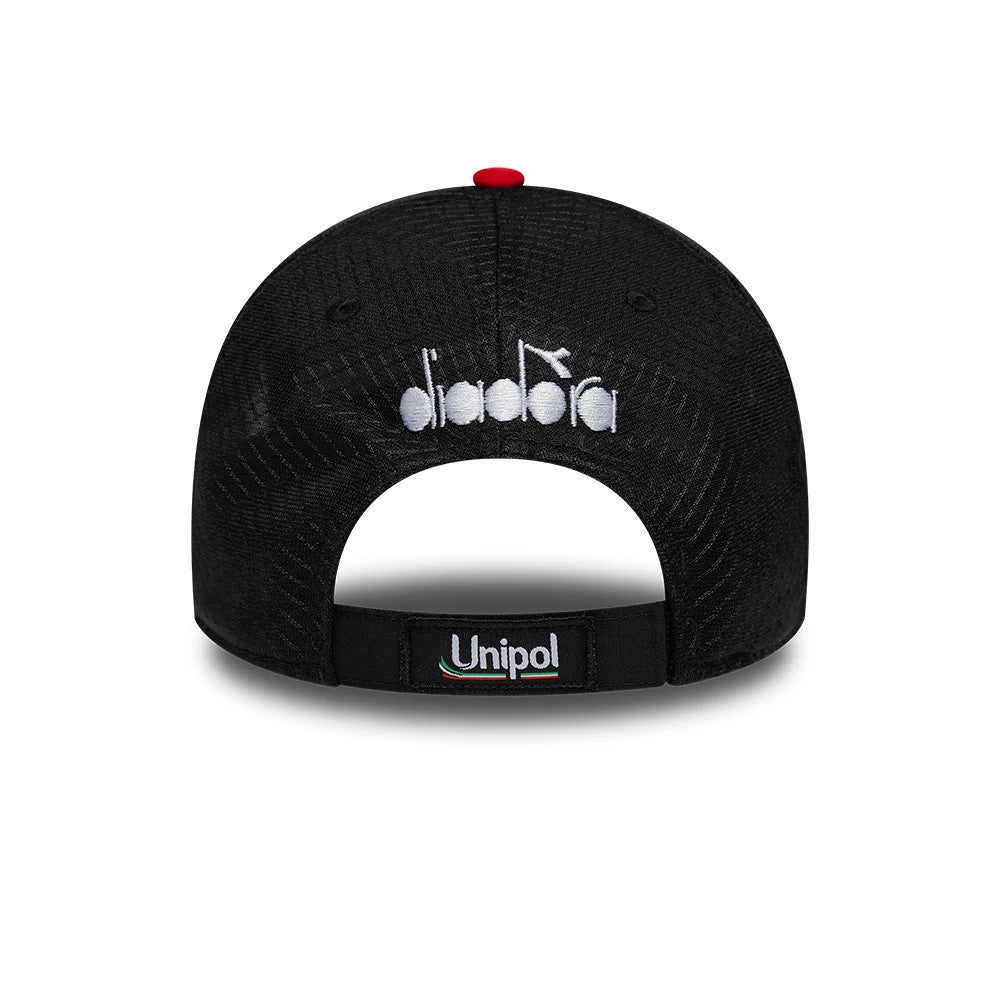 Pictured is this Ducati Motor Replica Francesco Bagnaia Red 9FORTY E-Frame cap in red. 5