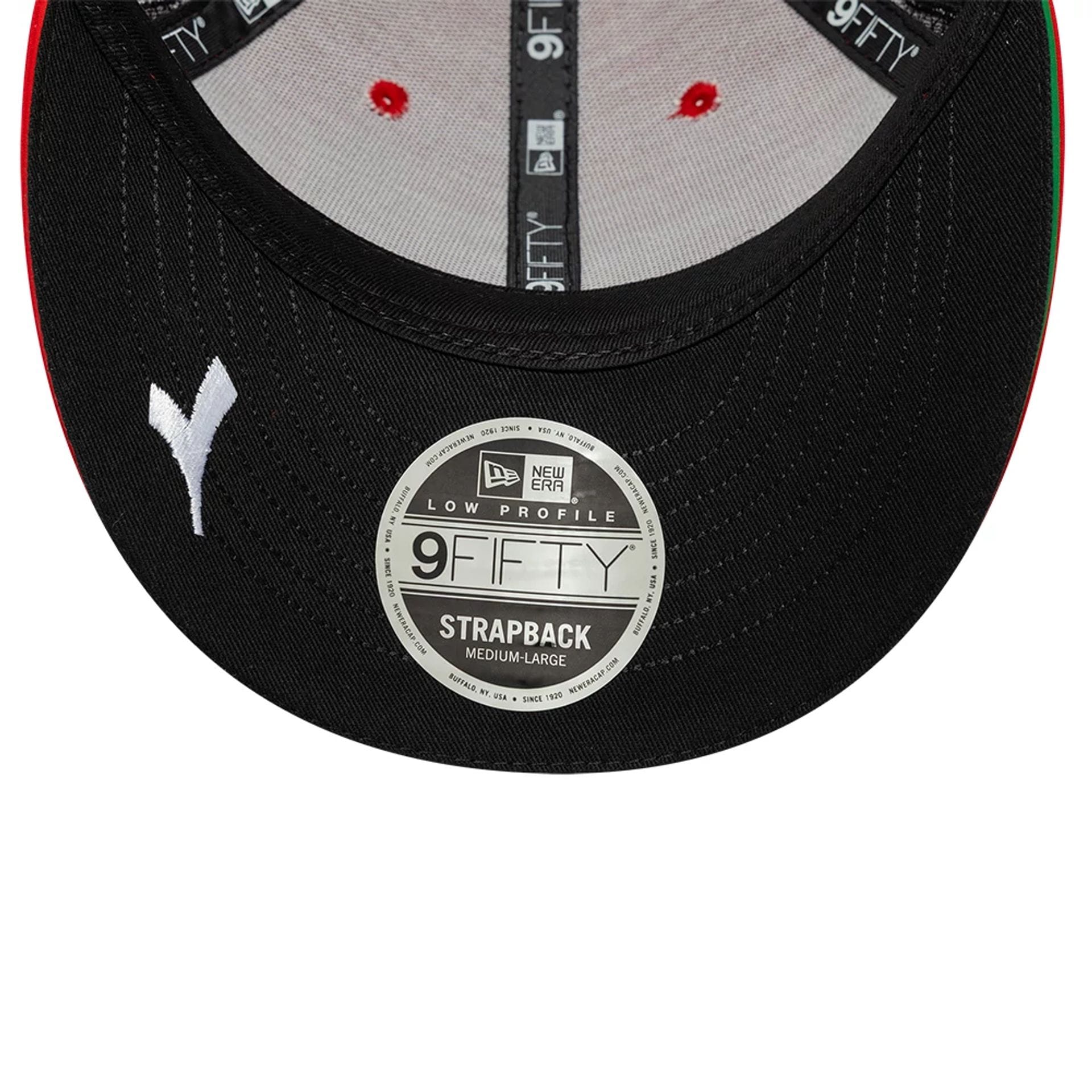 Pictured is this Ducati Motor Replica Marc Márquez Red 9FIFTY Low Profile cap in red. 2