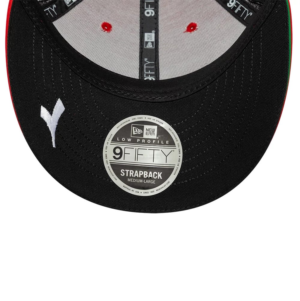 Pictured is this Ducati Motor Replica Marc Márquez Red 9FIFTY Low Profile cap in red. 2