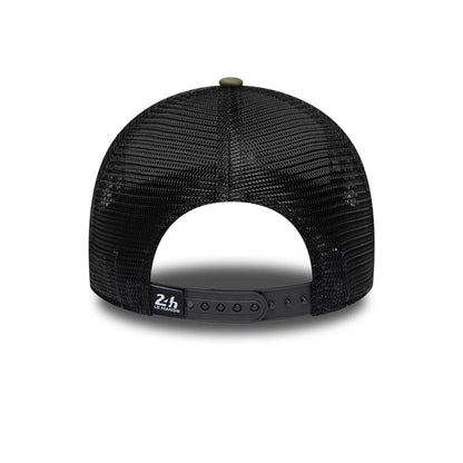 Pictured is this Washed Graphic 24HR Le Mans 9FORTY A-Frame Trucker cap in green. 4