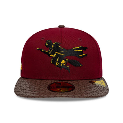 Pictured is this Harry Potter Quidditch 59FIFTY Fitted cap in dark red & brown. 4