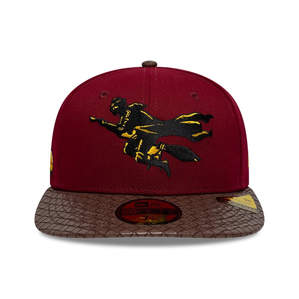 Pictured is this Harry Potter Quidditch 59FIFTY Fitted cap in dark red & brown. 4