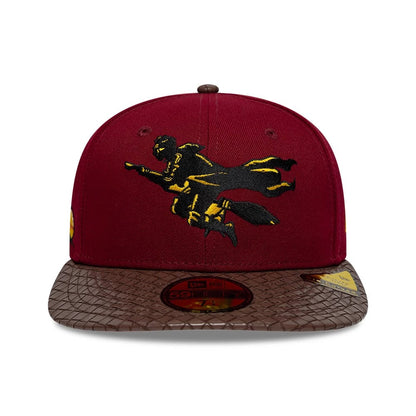 Pictured is this Harry Potter Quidditch 59FIFTY Fitted cap in dark red & brown. 4