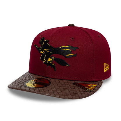 Pictured is this Harry Potter Quidditch 59FIFTY Fitted cap in dark red & brown. 5