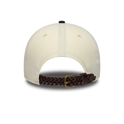 Pictured is this Harry Potter Hogwarts 9FORTY A-Frame cap in white and black. 5