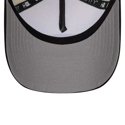 Pictured is this Harry Potter Hogwarts 9FORTY A-Frame cap in white and black. 2
