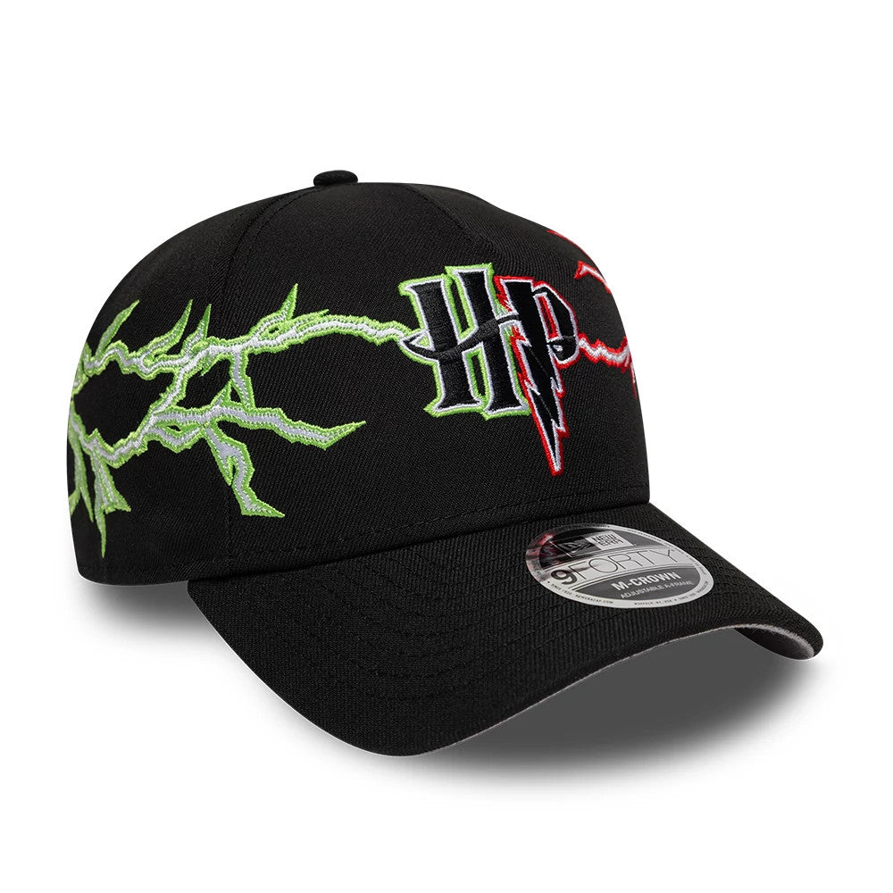 Pictured is this Harry Potter Duel 9FORTY M-Crown A-Frame cap in black. 5