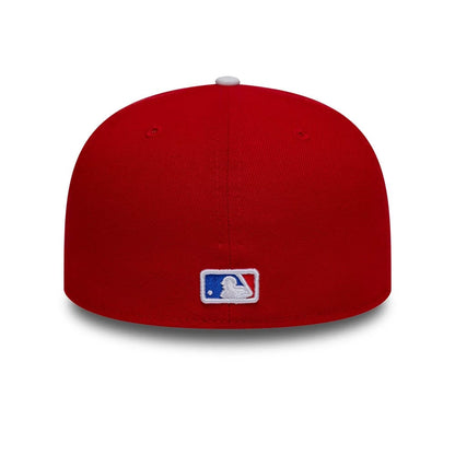 Pictured is this MLB Sister Cities New York Mets 59FIFTY Fitted cap in red & blue. 5