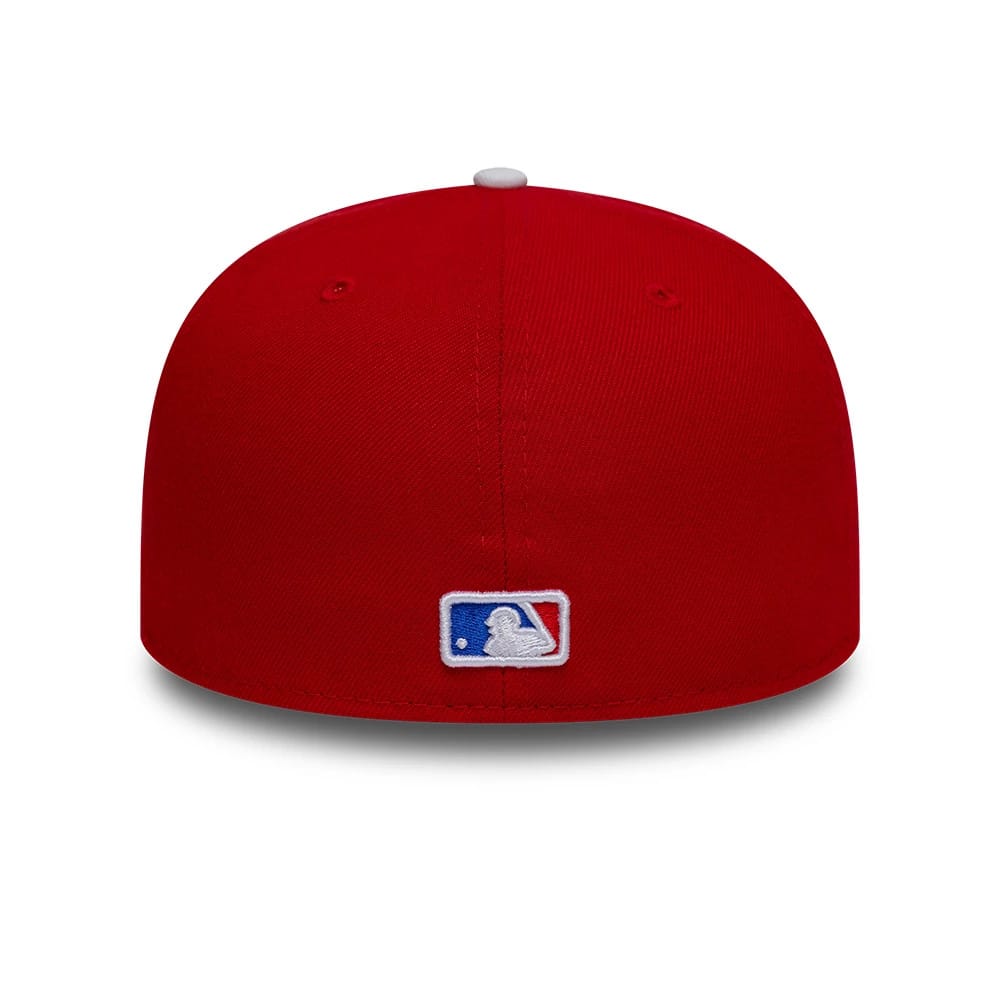 Pictured is this MLB Sister Cities New York Mets 59FIFTY Fitted cap in Red. 5