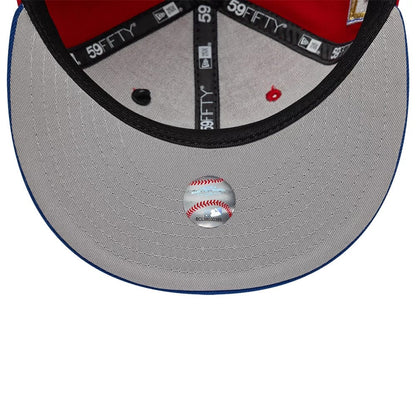 Pictured is this MLB Sister Cities New York Mets 59FIFTY Fitted cap in red & blue. 2