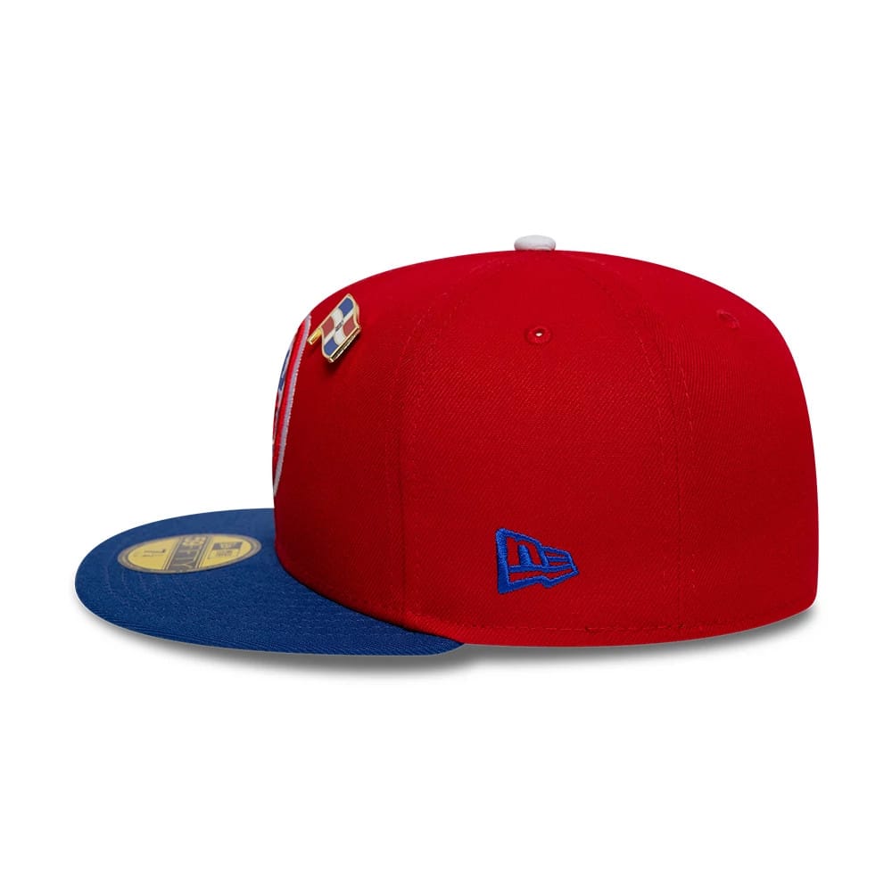 Pictured is this MLB Sister Cities New York Mets 59FIFTY Fitted cap in red & blue. 7