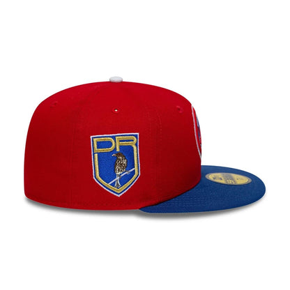 Pictured is this MLB Sister Cities New York Mets 59FIFTY Fitted cap in Red. 6