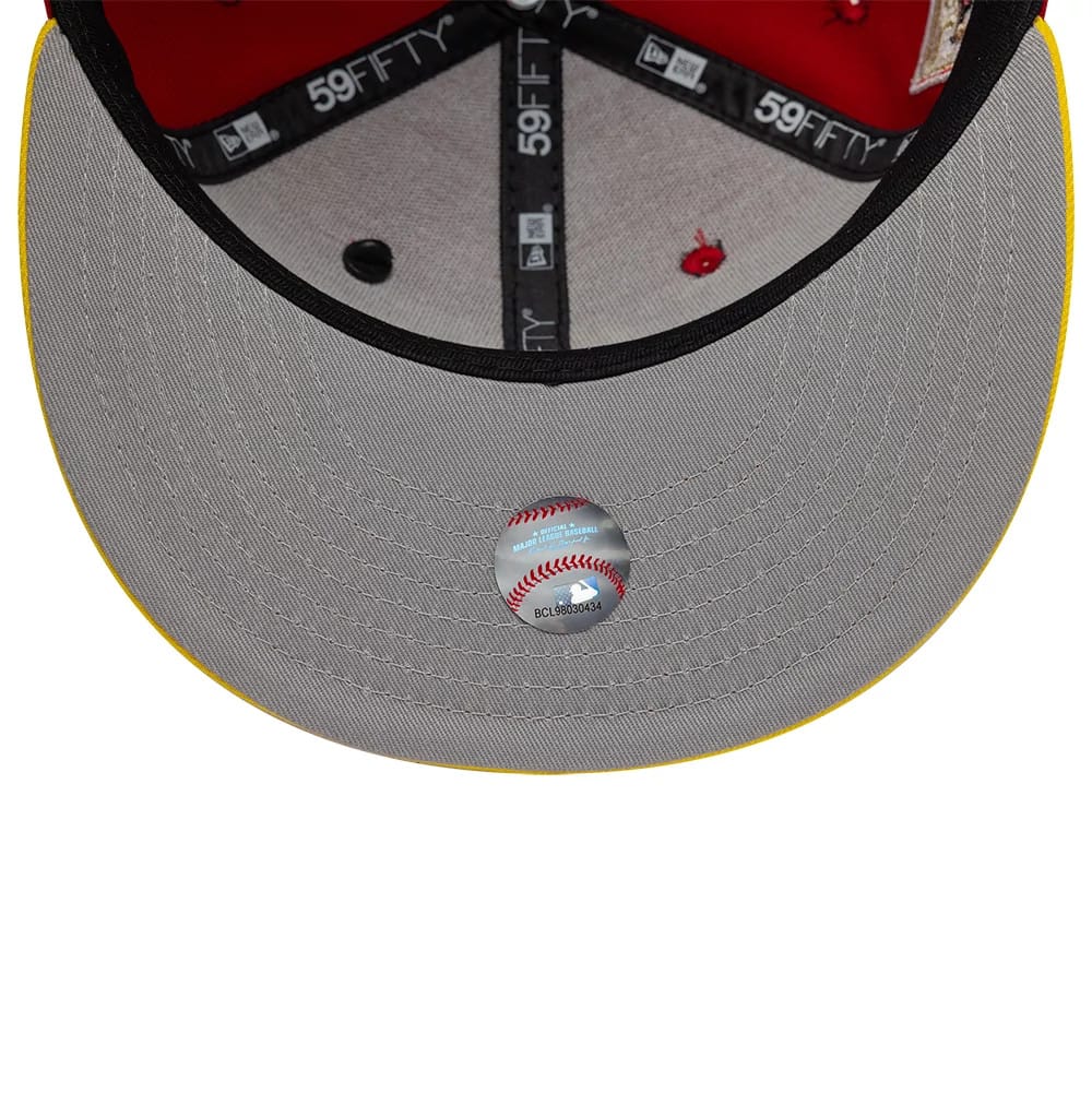 Pictured is this MLB Sister Cities San Diego Padres 59FIFTY Fitted cap in Red. 2