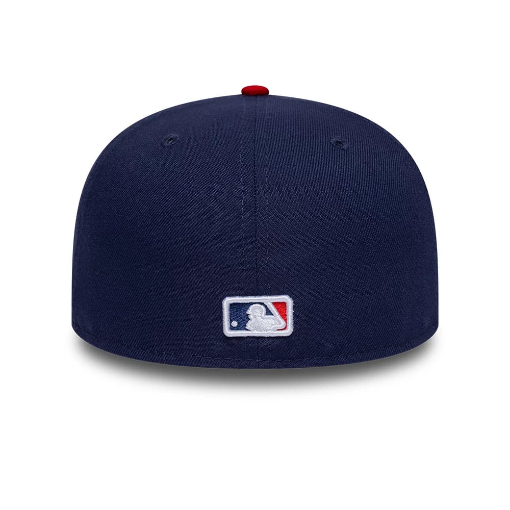 Pictured is this MLB Sister Cities New York Yankees 59FIFTY Fitted cap in Blue. 5