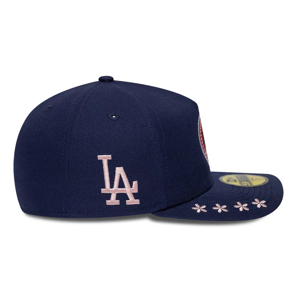 Pictured is this MLB All Star Game LA Dodgers 59FIFTY A-Frame Fitted cap in navy. 5