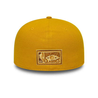 Pictured is this NBA Chicago Bulls 59FIFTY A-Frame Fitted cap in gold. 5