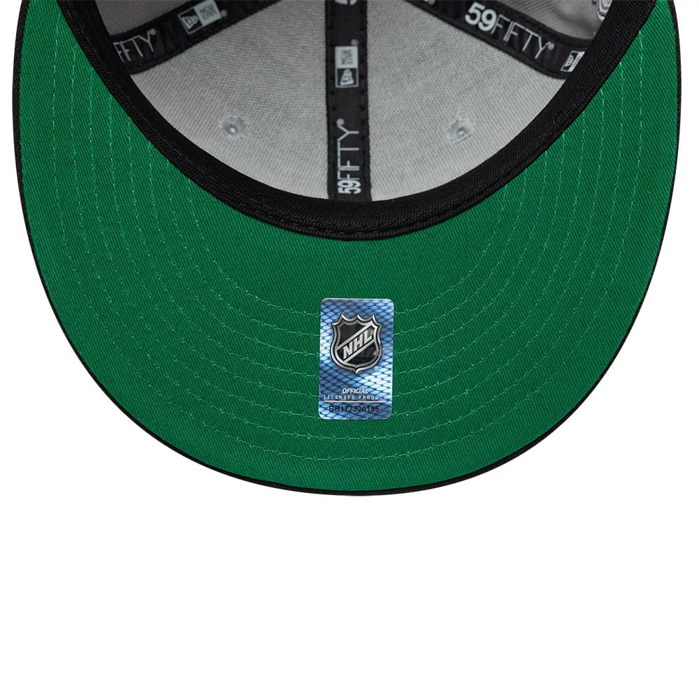 Pictured is this NHL Champions LA Kings 59FIFTY Fitted cap in grey & black. 2