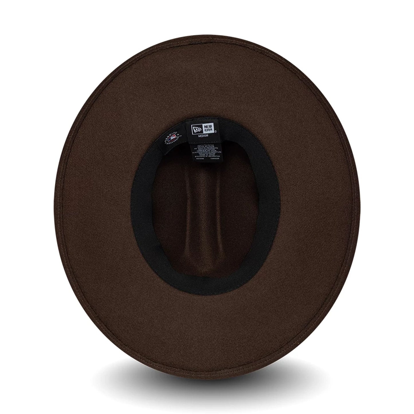 Pictured is this MLB New York Yankees Wide Brim Fedora cap in dark brown. 7