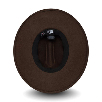 Pictured is this MLB New York Yankees Wide Brim Fedora cap in dark brown. 7