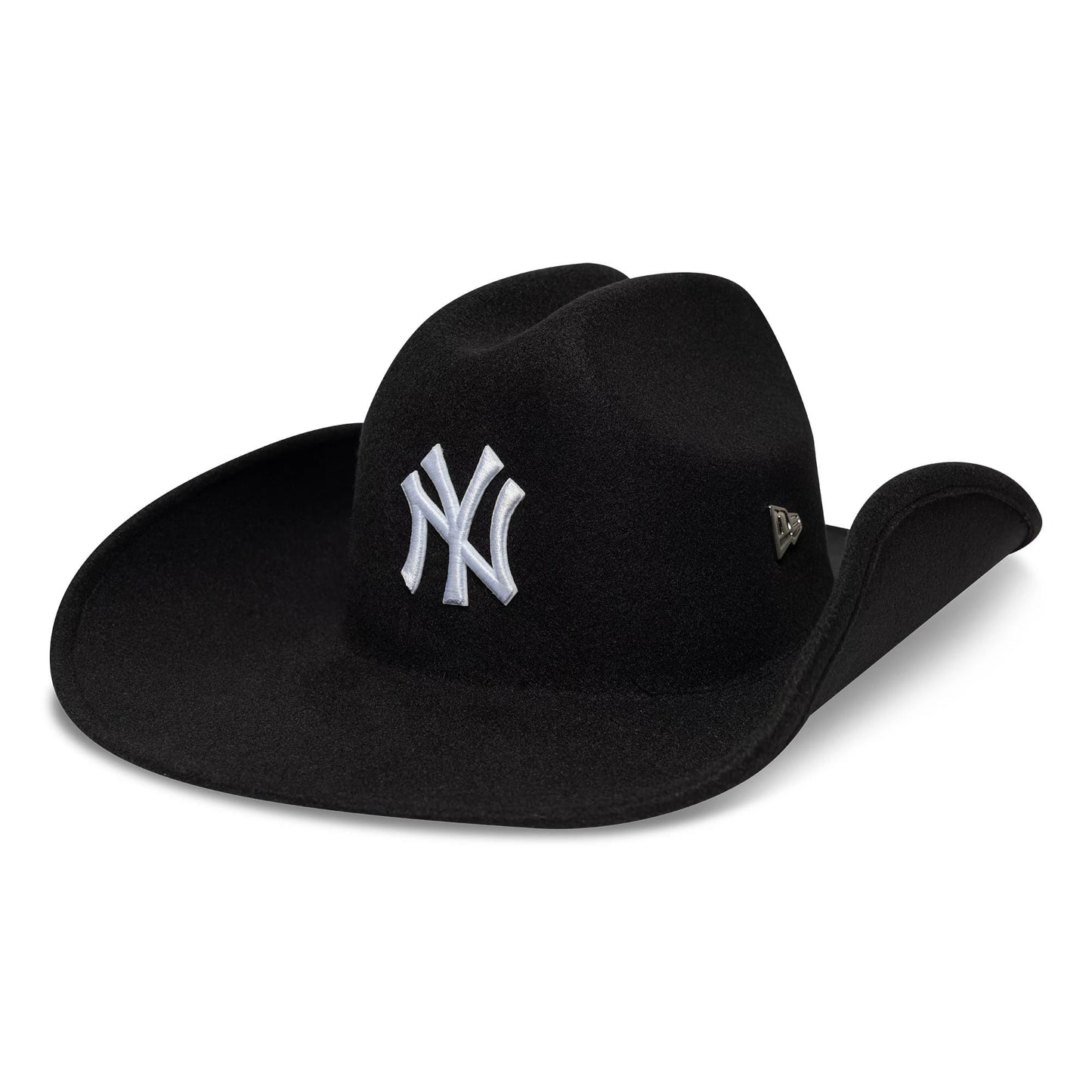 Pictured is this MLB New York Yankees Wide Brim Fedora Cowboy hat in black. 6