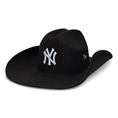 Pictured is this MLB New York Yankees Wide Brim Fedora Cowboy hat in black. 6