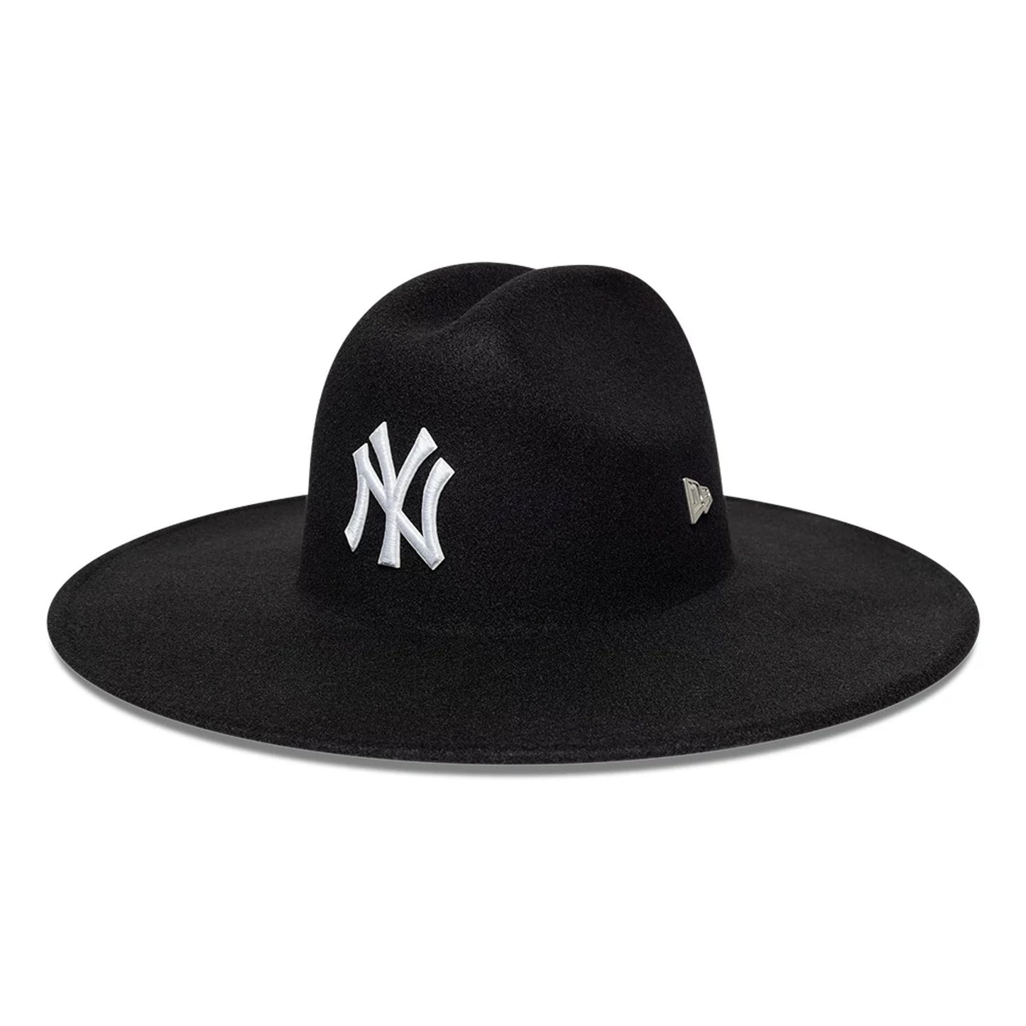 Pictured is this MLB New York Yankees Wide Brim Fedora cap in black. 1