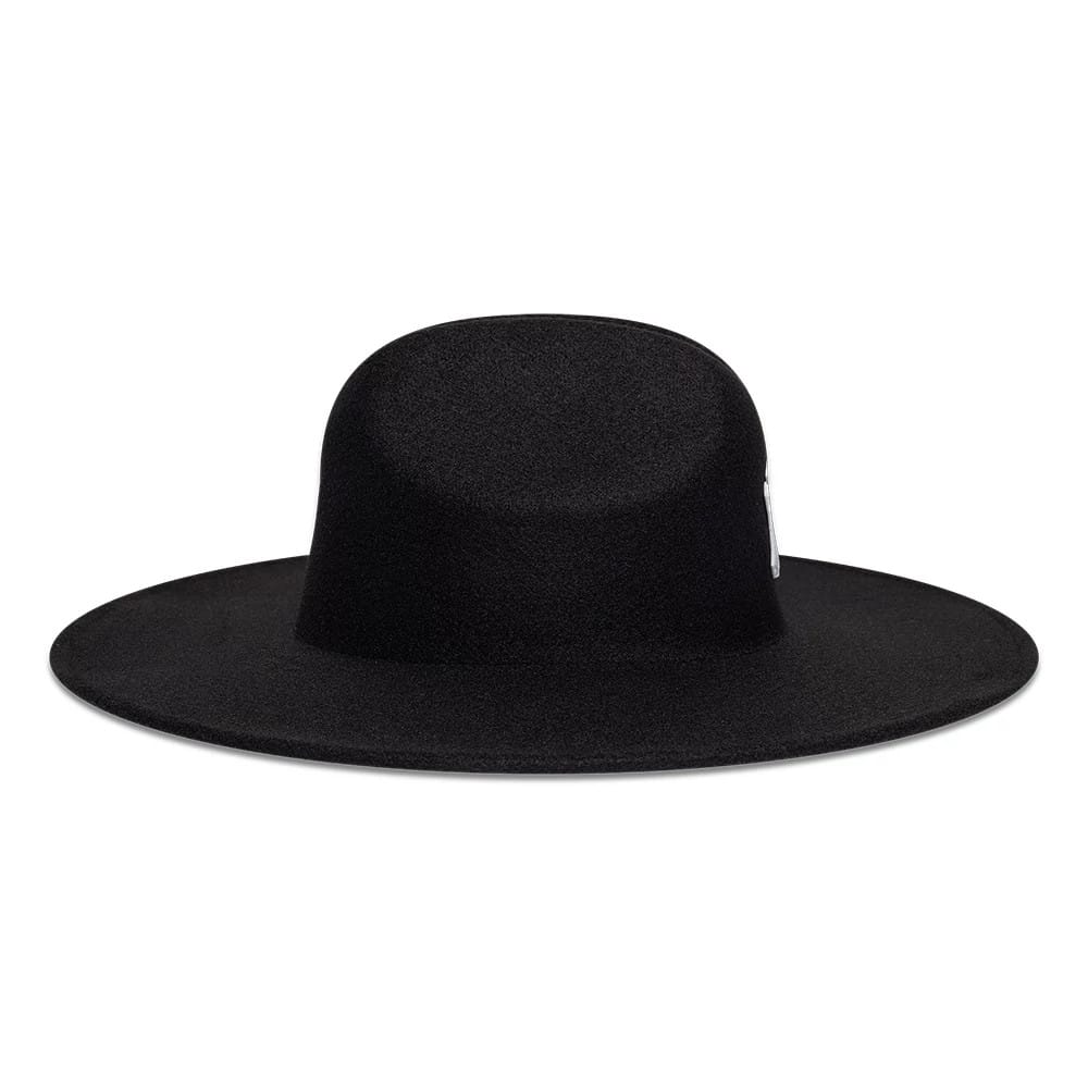 MLB New York Yankees Black Wide Brim Fedora Cowboy Hat | NEC UK