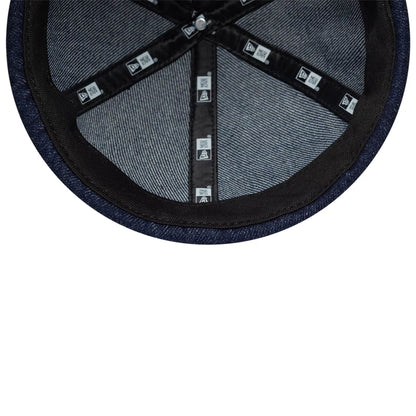Pictured is this MLB Denim Skully New York Yankees Docker cap in navy. 5