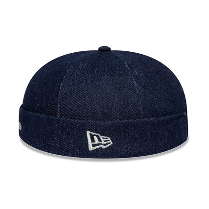 Pictured is this MLB Denim Skully New York Yankees Docker cap in navy. 10