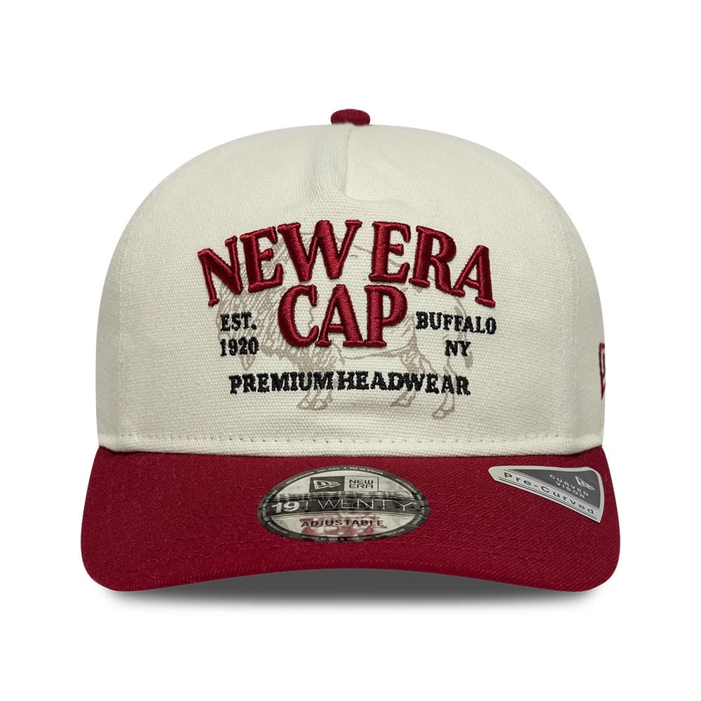 Pictured is this New Era 19TWENTY cap in cream. 2