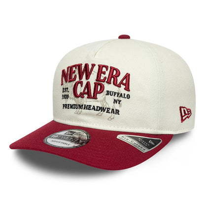 Pictured is this New Era 19TWENTY cap in cream. 1