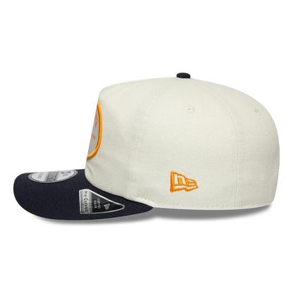 Pictured is this New Era Buffalo 19TWENTY cap in cream & navy. 5