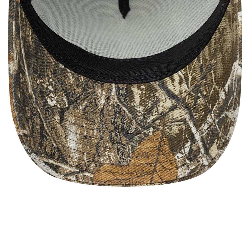 Pictured is this New Era Heritage Patch 9FORTY A-Frame Trucker cap in Realtree camo. 7