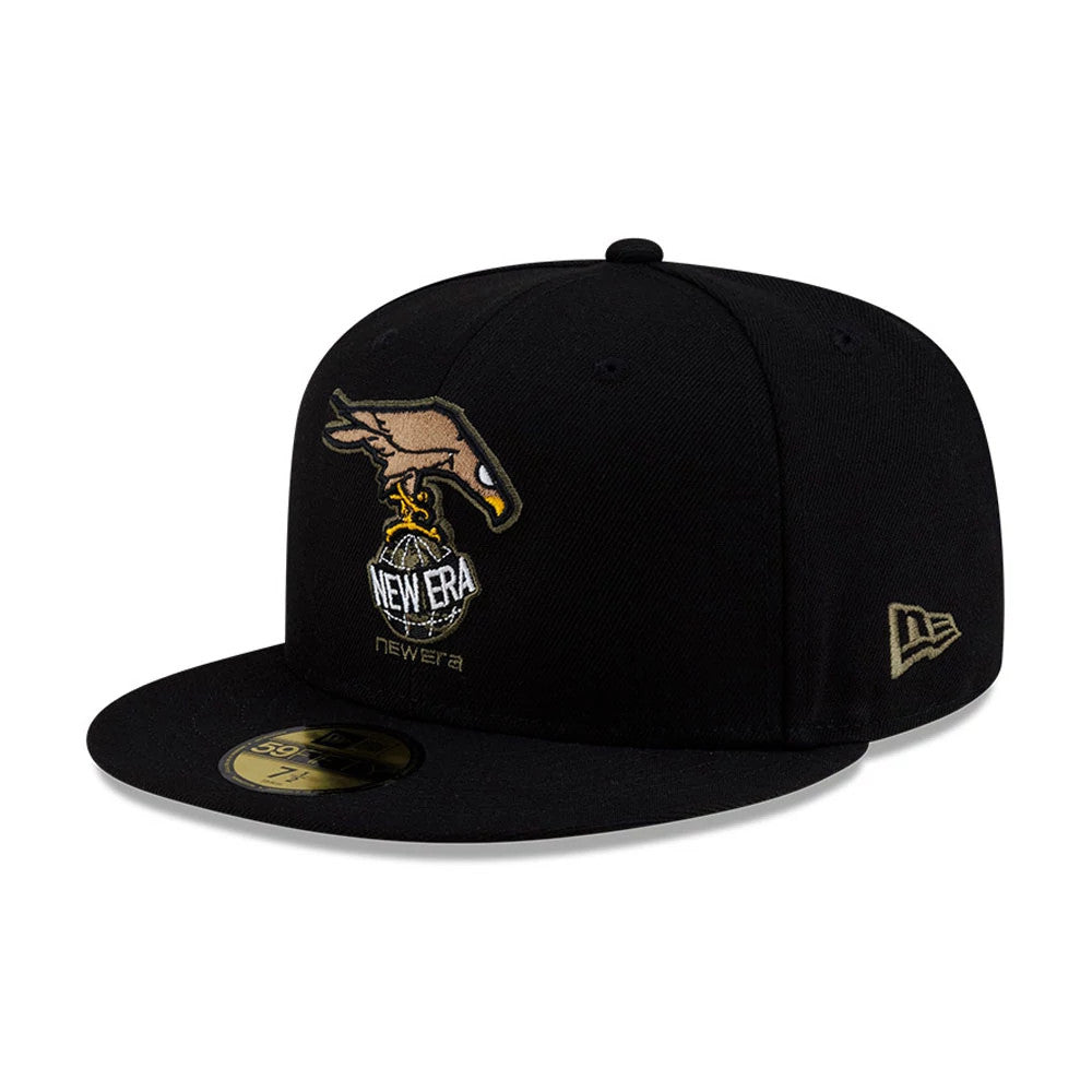 Pictured is this Roji Soccer 59FIFTY Fitted cap in black. 4