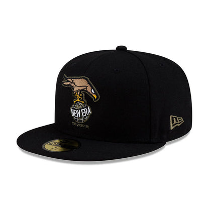 Pictured is this Roji Soccer 59FIFTY Fitted cap in black. 4