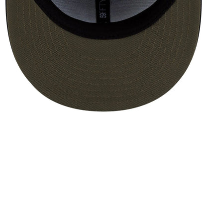 Pictured is this Roji Soccer 59FIFTY Fitted cap in black. 2