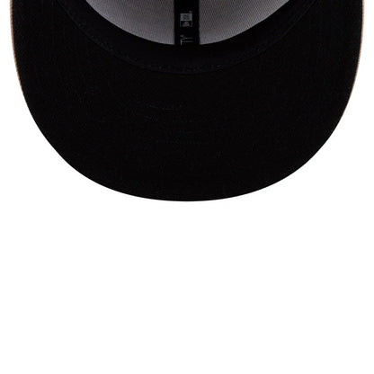 Pictured is this Roji Soccer 59FIFTY Fitted cap in beige. 2