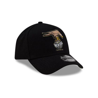 Pictured is this Roji Soccer 9FORTY A-Frame cap in black. 3