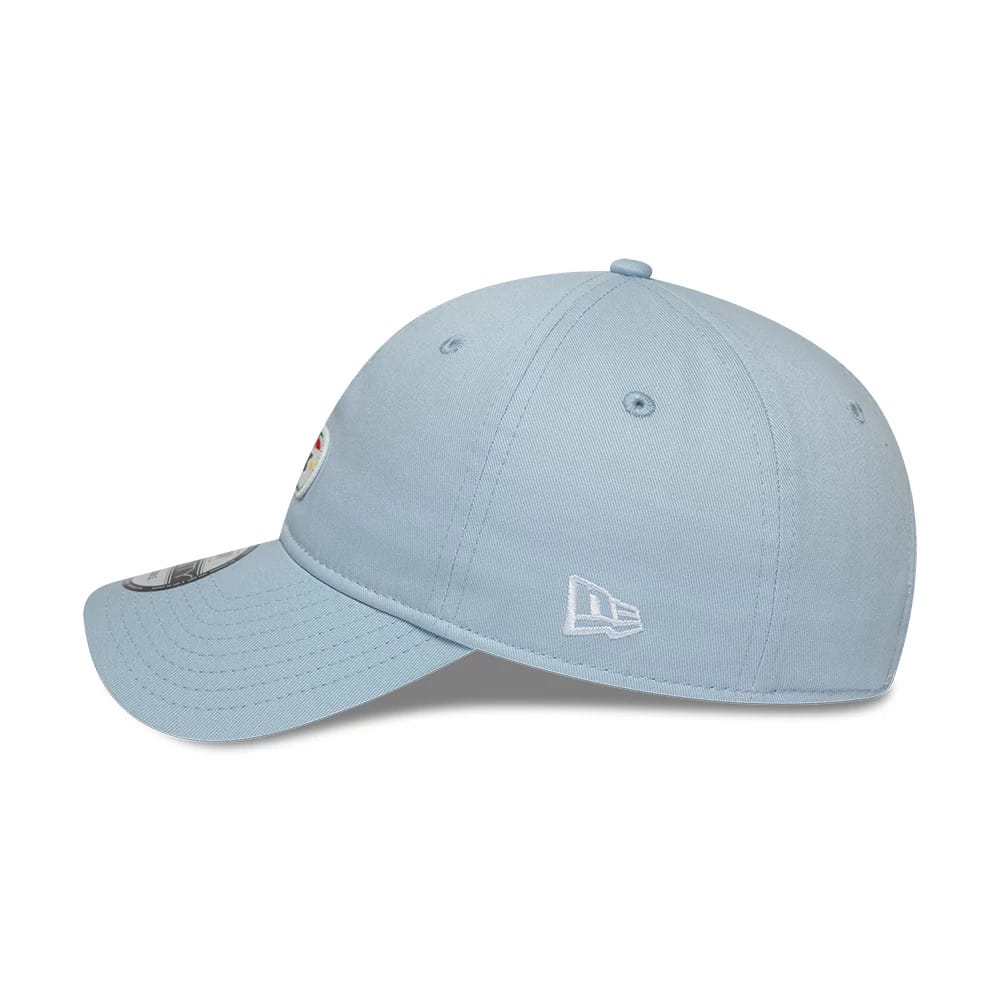 Pictured is this Lacoste X New Era 9TWENTY cap in pastel blue. 5