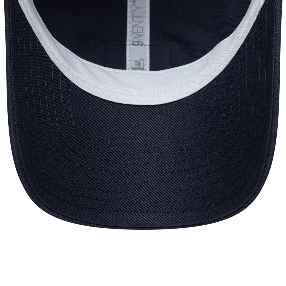 Pictured is this Lacoste X New Era 9TWENTY cap in dark blue. 5