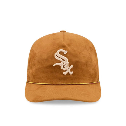 Pictured is this Timberland X MLB Faux Nubuck Chicago White Sox 19TWENTY cap in Faux Nubuck panama tan. 3