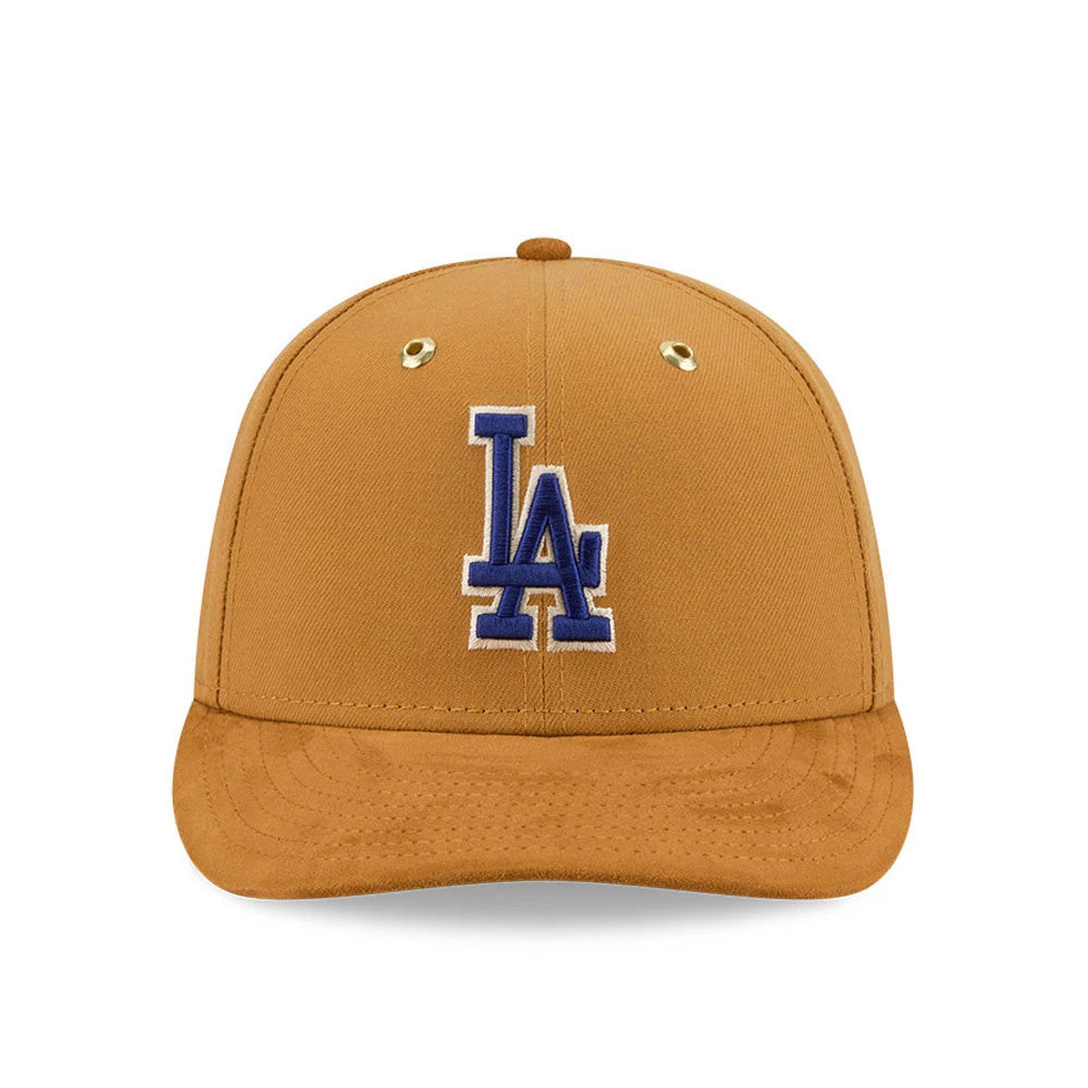 Pictured is this Timberland X MLB LA Dodgers 59FIFTY Fitted cap in panama tan. 3