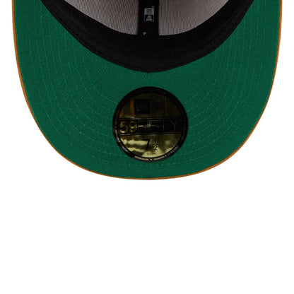 Pictured is this Timberland X MLB LA Dodgers 59FIFTY Fitted cap in panama tan. 2
