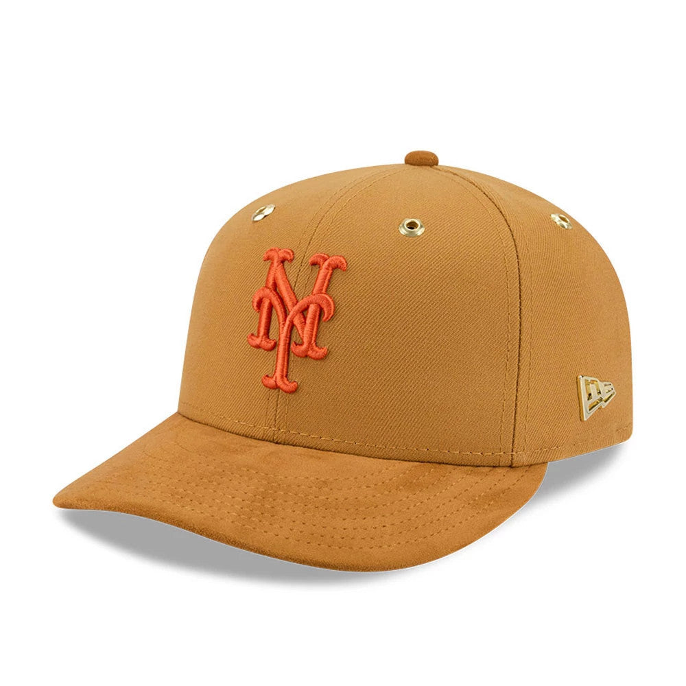 Pictured is this Timberland X MLB New York Mets 59FIFTY Fitted cap in panama tan. 4