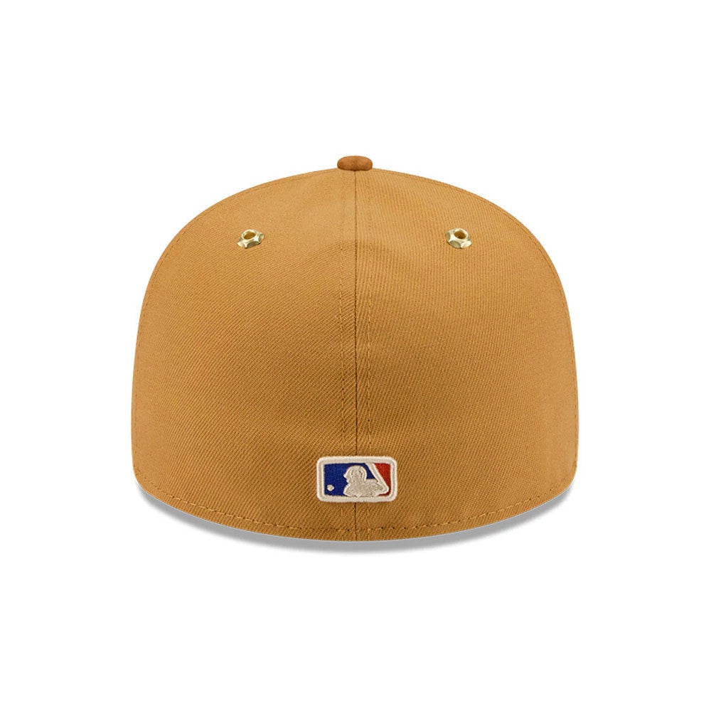 Pictured is this Timberland X MLB New York Mets 59FIFTY Fitted cap in panama tan. 7