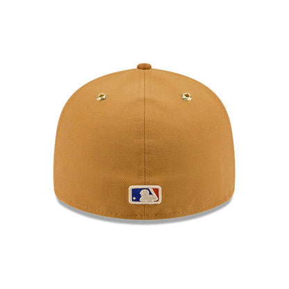 Pictured is this Timberland X MLB New York Mets 59FIFTY Fitted cap in panama tan. 7