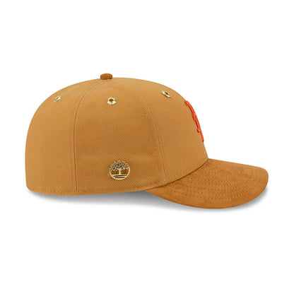 Pictured is this Timberland X MLB New York Mets 59FIFTY Fitted cap in panama tan. 5